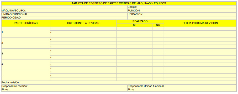 revision para el mantenimiento de equipos 1